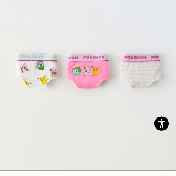 *New in Box* 3 pair of Pokemon underwear size 8-9 - Picture 5 of 5